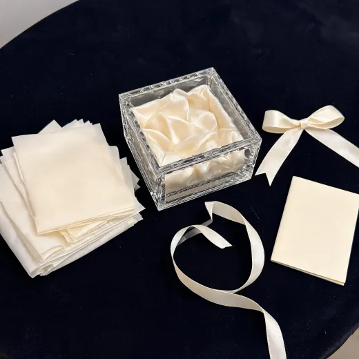 Luxury gift packaging table