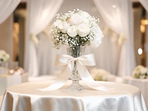 Wedding crystal vase