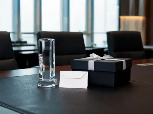 Executive crystal gift